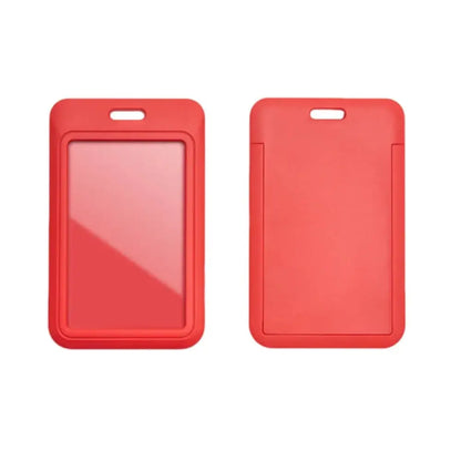 Staff ID name tag pocket | Portrait Red