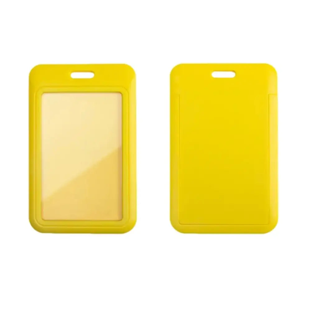 Staff ID name tag pocket | Portrait Yellow