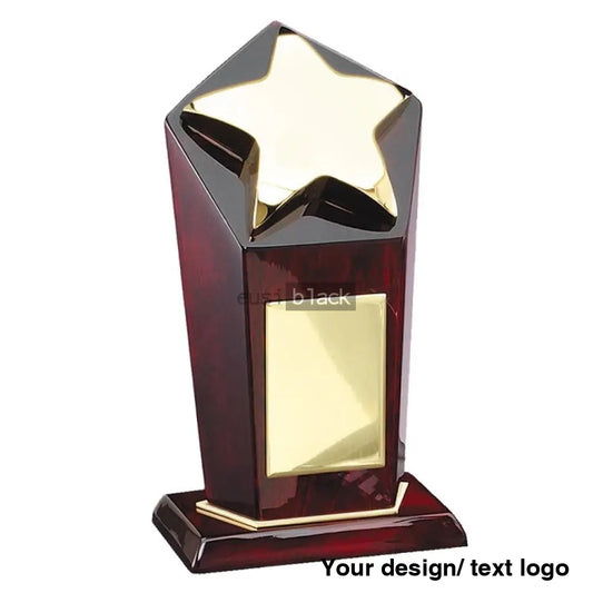 Star Podium Wooden Plaque