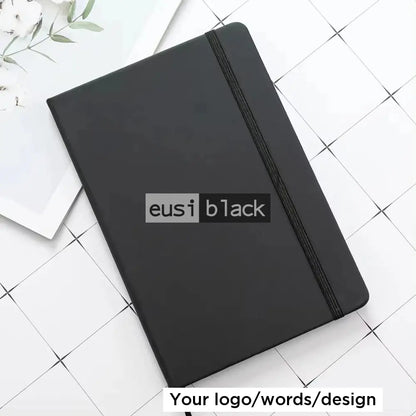 Stringed notebook - A5 - Black / 60 sheets/120 pages