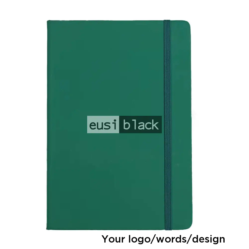 Stringed notebook - A5 - Green / 60 sheets/120 pages
