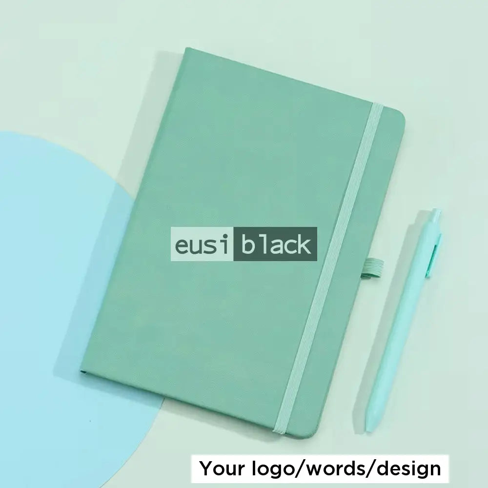 Stringed notebook - A5 - Mint green / 60 sheets/120 pages