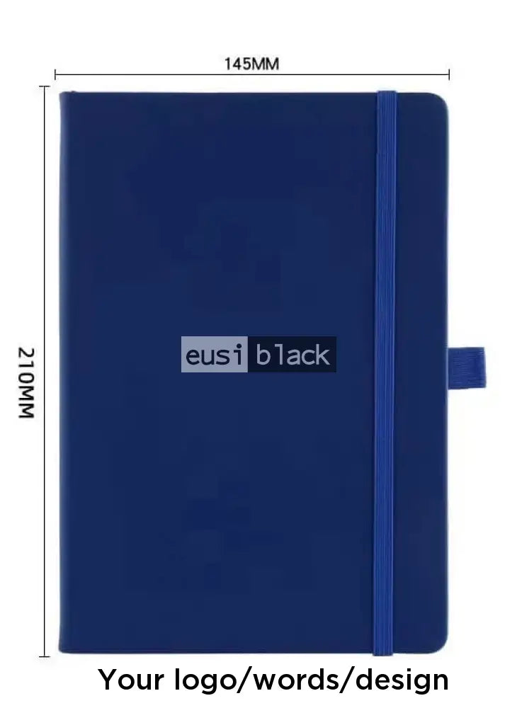 Stringed notebook - A5 - Navy / 60 sheets/120 pages