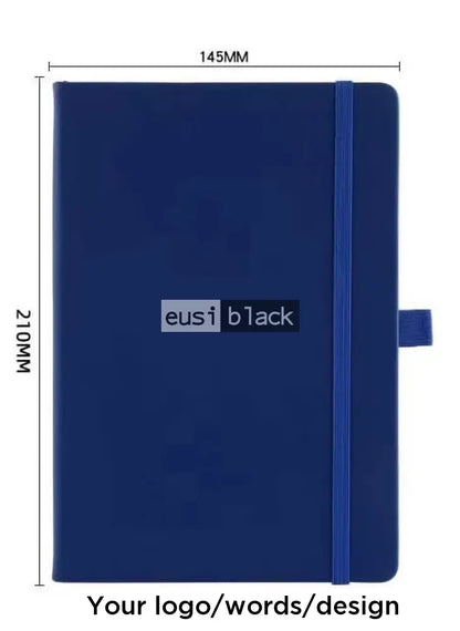 Stringed notebook - A5 - Navy / 60 sheets/120 pages