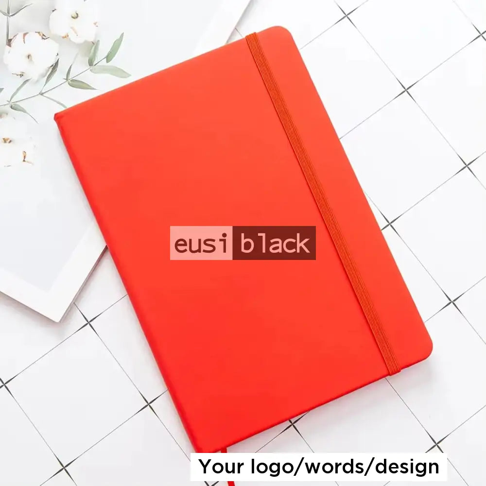 Stringed notebook - A5 - Red / 60 sheets/120 pages