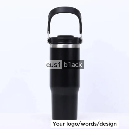 Swinging handle Stanley thermal mug | 1L Black