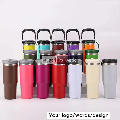 Swinging handle Stanley thermal mug | 1L Orange