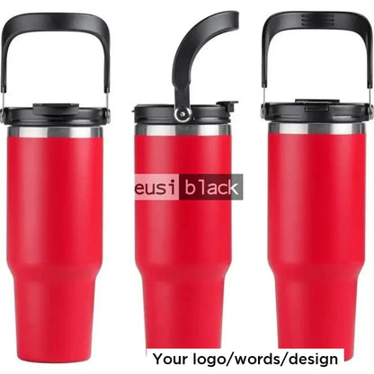 Swinging handle Stanley thermal mug | 1L Red