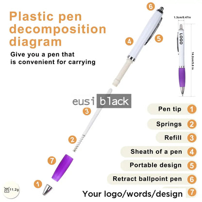Swollen Plastic Pen