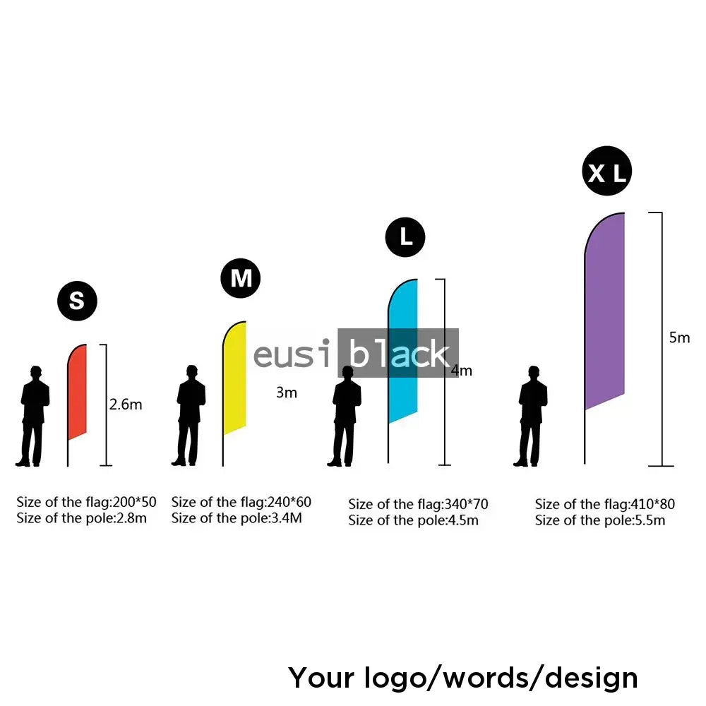 Teardrop banner stand