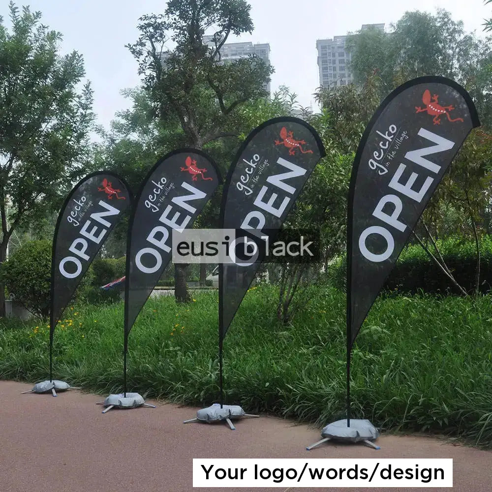 Teardrop banner stand