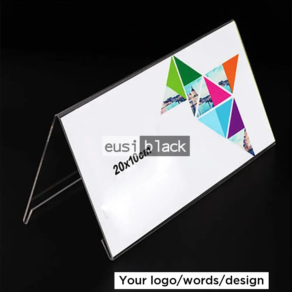 Tent name sign holder