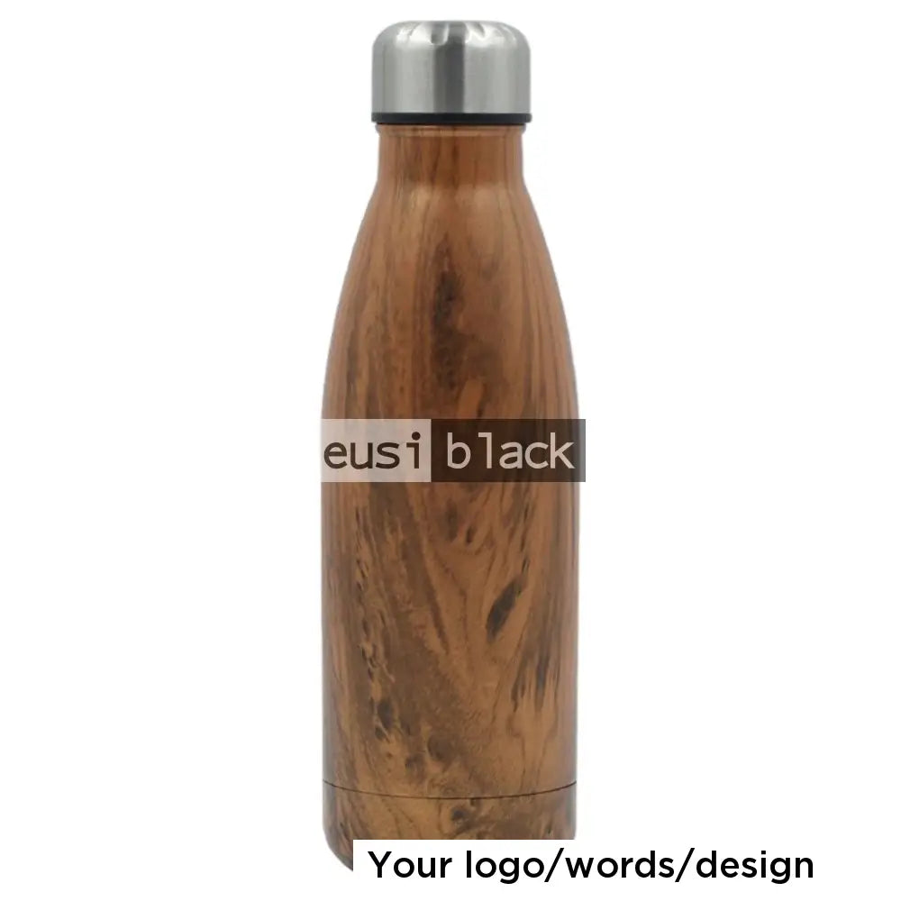 Thermal bottle with silver cap Rustic