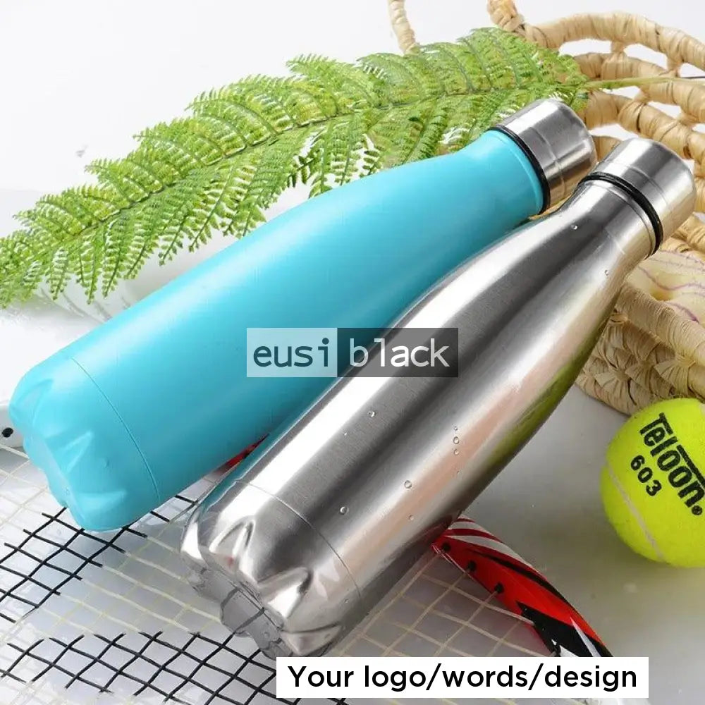 Thermal bottle with silver cap Stainless