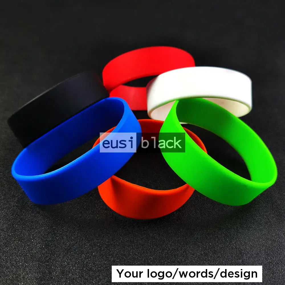 Thick silicon wristband | 2cm Random colors / Plain