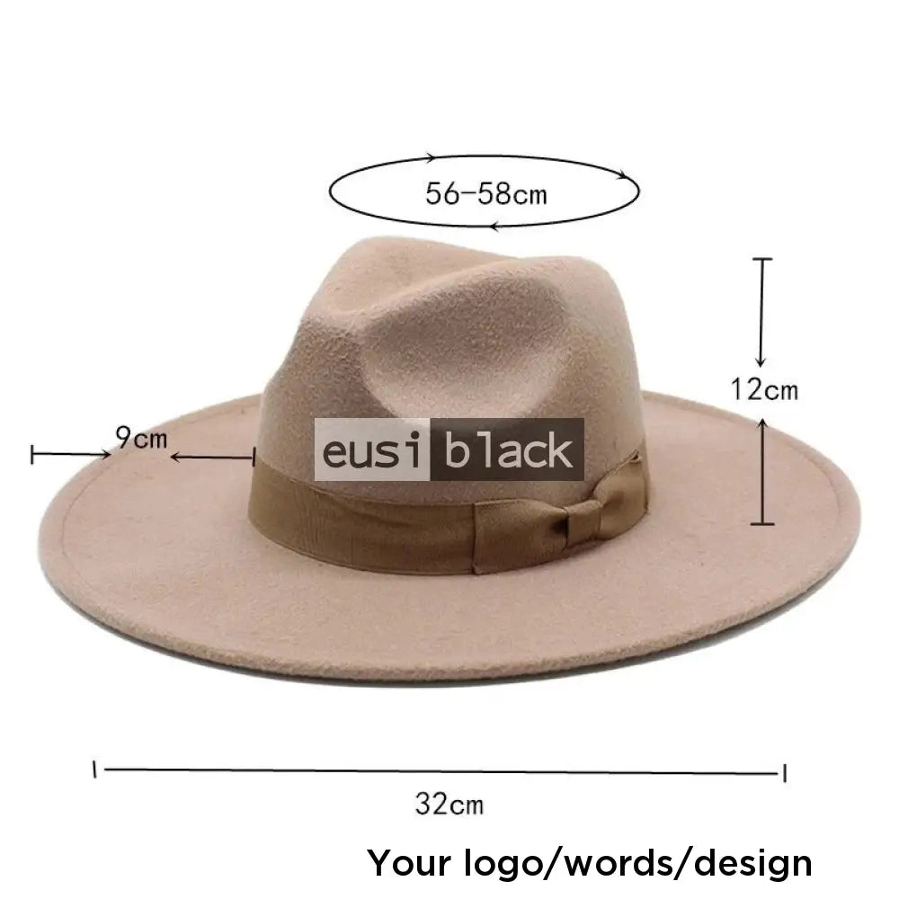 Threaded Godfather Fedora Hat Khaki / 56