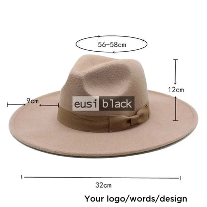 Threaded Godfather Fedora Hat Khaki / 56