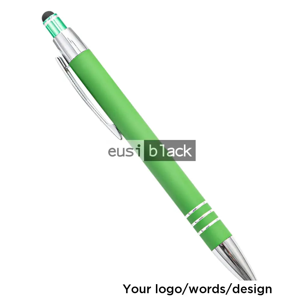 Three stripe metallic stylus pen - Green