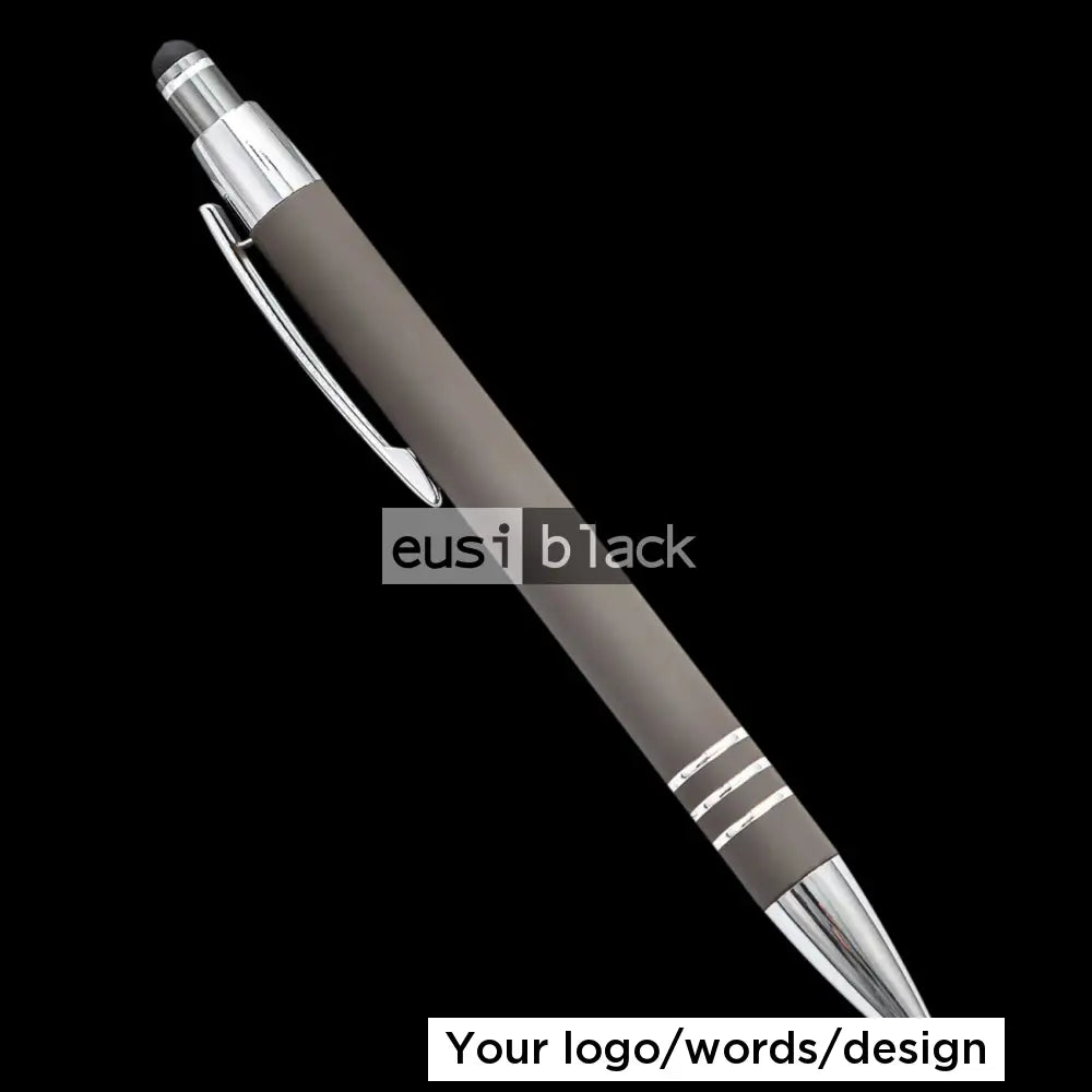 Three stripe metallic stylus pen - Grey