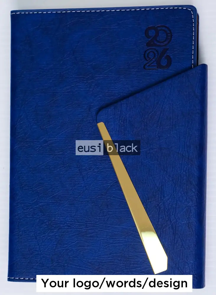 Tilted flap 2026 diary - Blue / A5