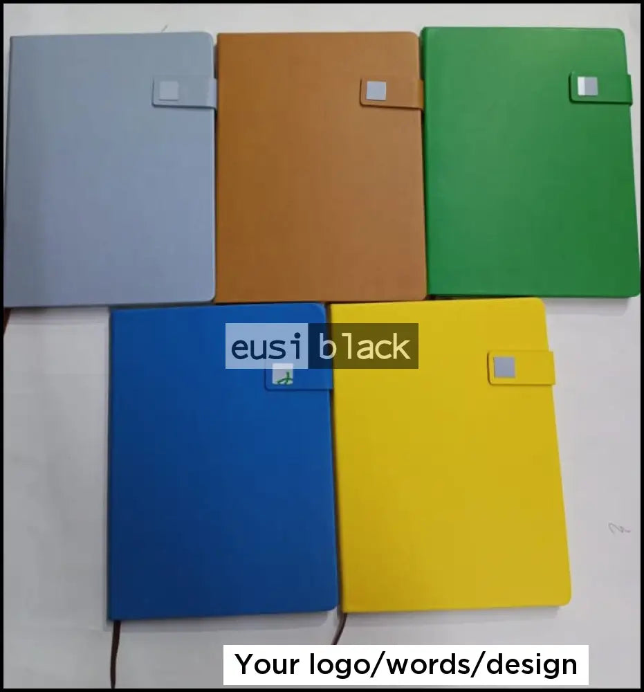 Top clasp notebook - Brown-orange / A5