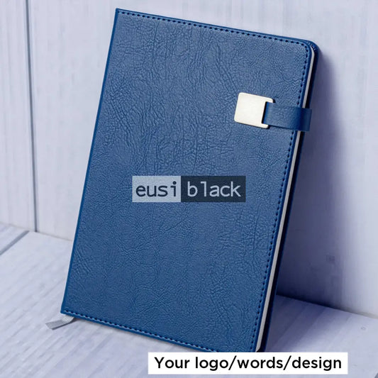 Top latch notebook - A5 - Blue