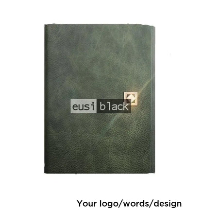 Twist to lock notebook - B5 - Green