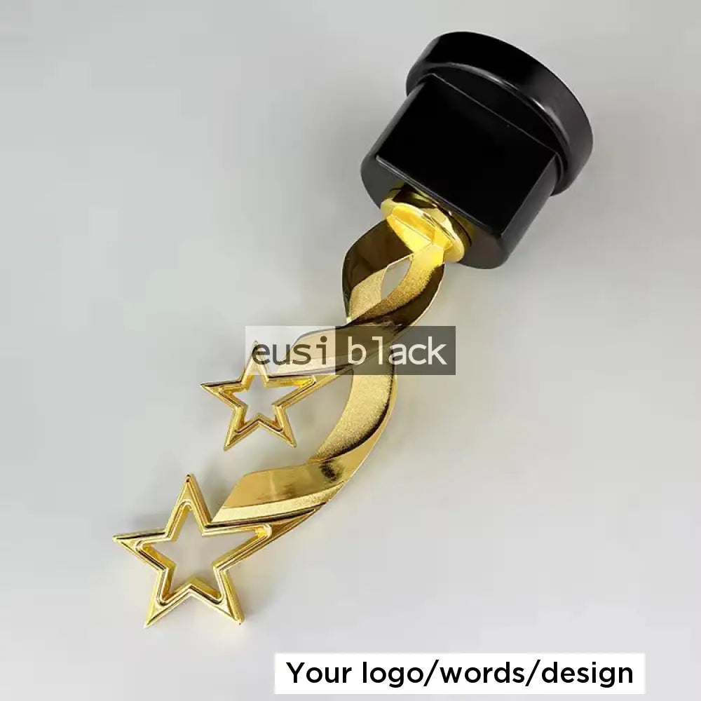 Two intertwined stars trophy award - 26cm
