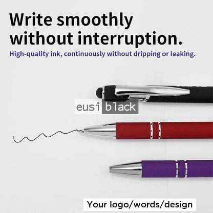 Two stripe metallic stylus pen