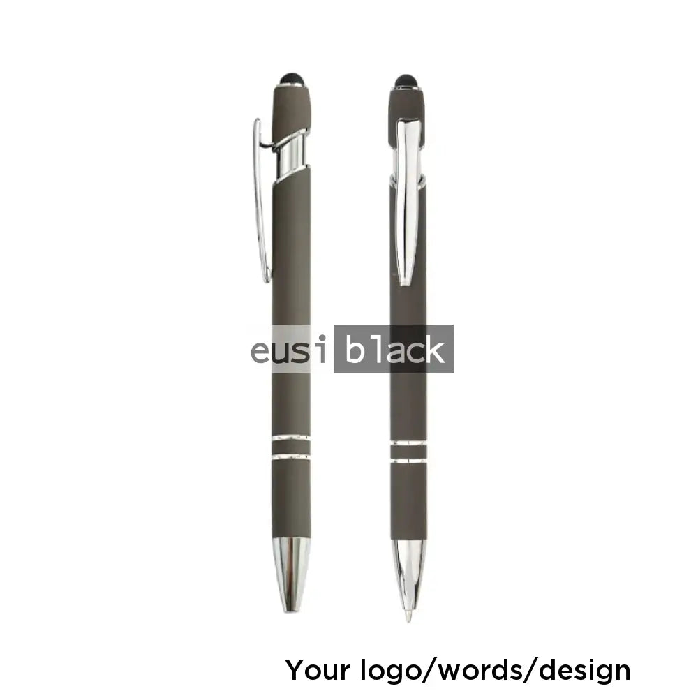 Two stripe metallic stylus pen - Grey