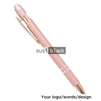 Two stripe rose gold metallic pen - Rose gold