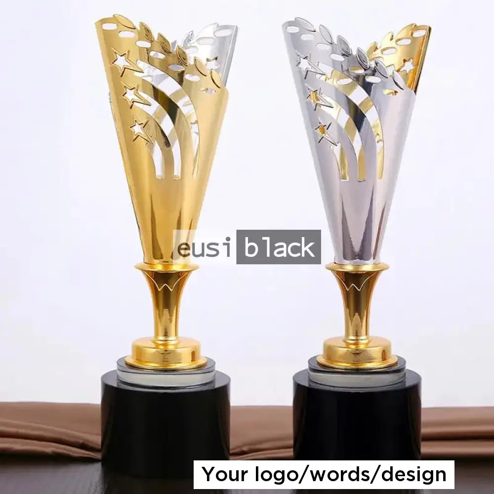 Two tone trophy award - 25cm