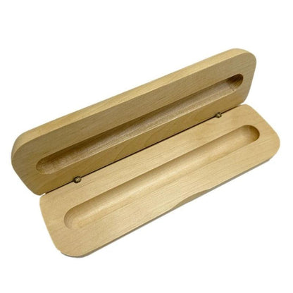 Wooden pen case