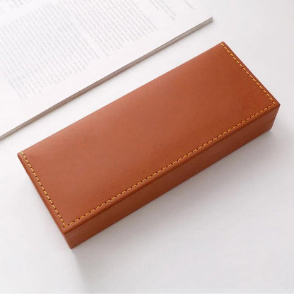 Leather pen case