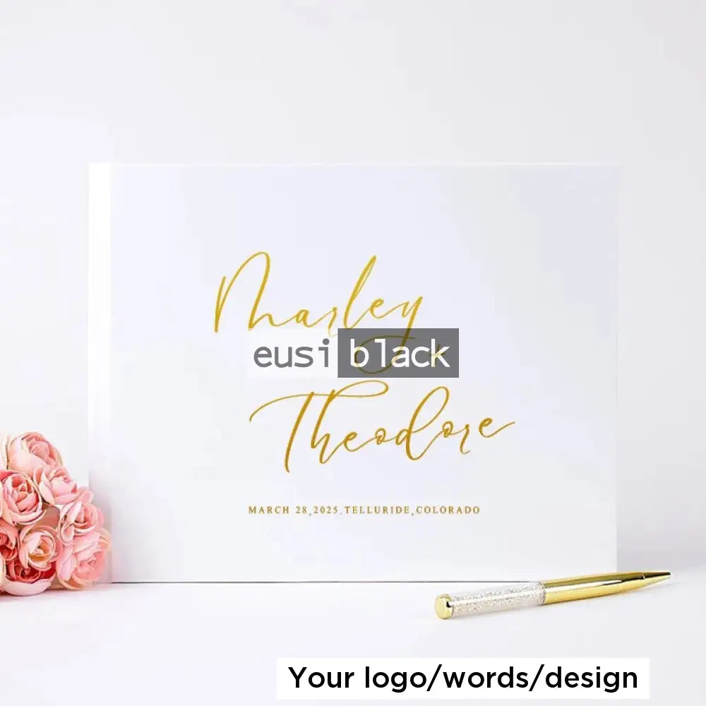 Personalized visitors guest book