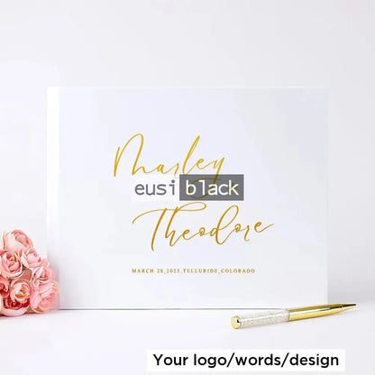 Personalized visitors guest book