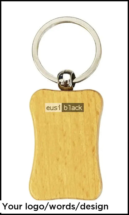 Wooden key chain