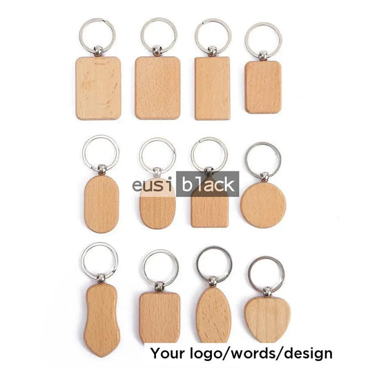 Wooden key chain