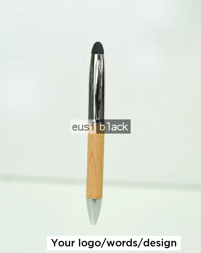 Wooden Metallic Stylus Pen