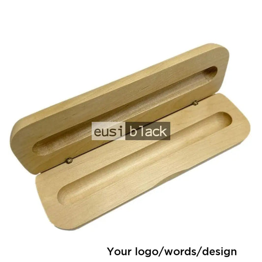 Wooden pen case One / White wood