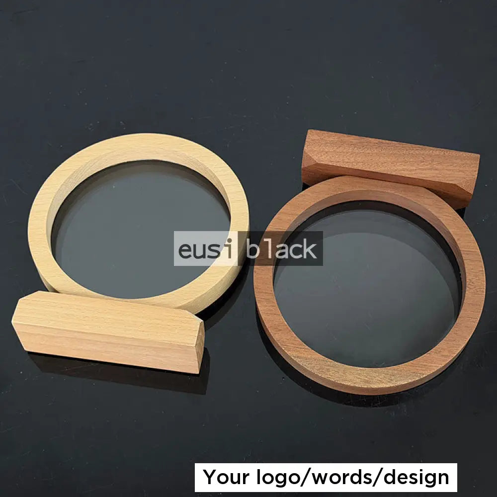 Wooden ring crystal award