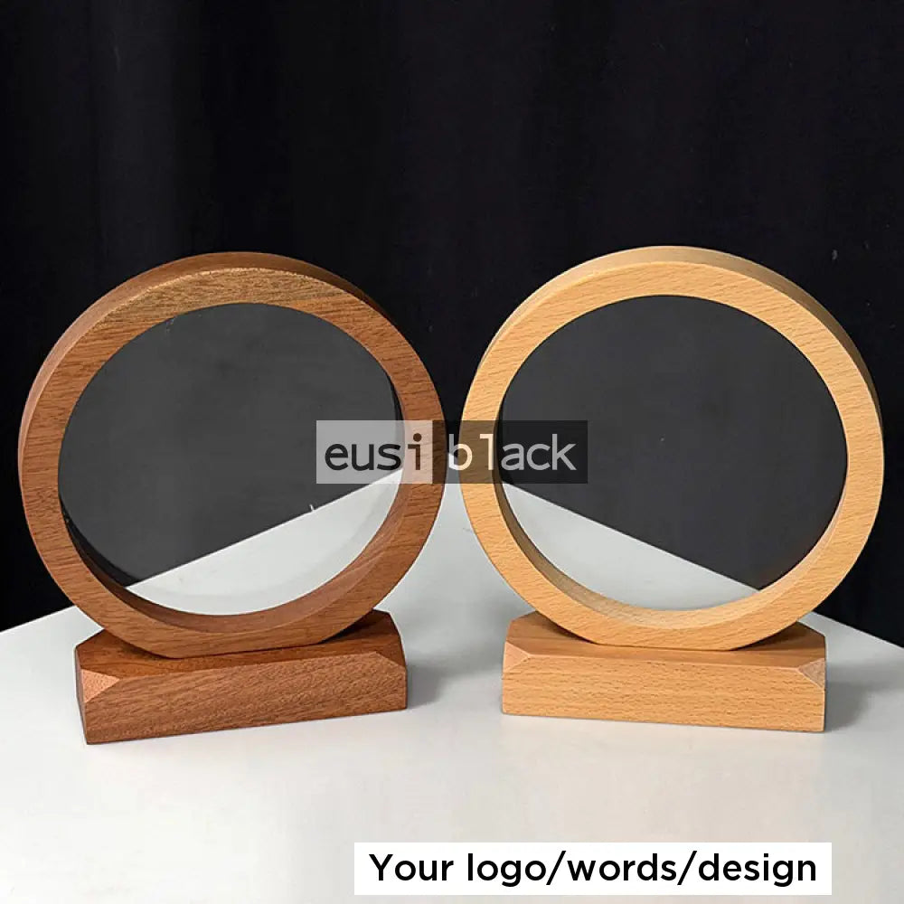 Wooden ring crystal award