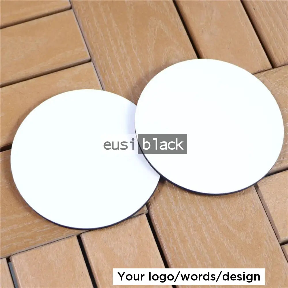 Wooden table coasters set