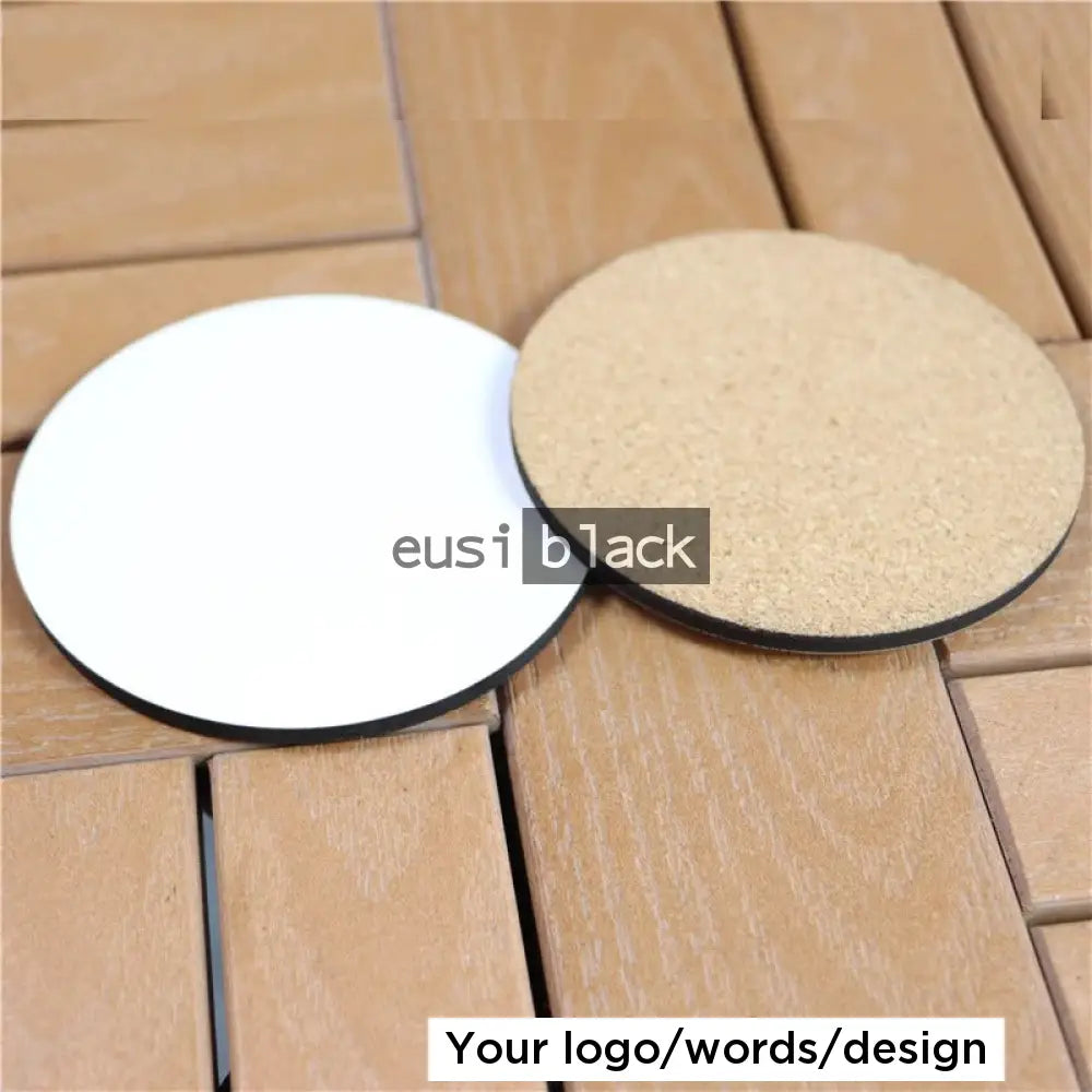 Wooden table coasters set