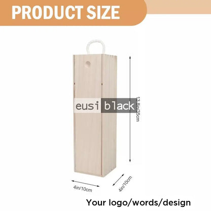 Wooden wine box