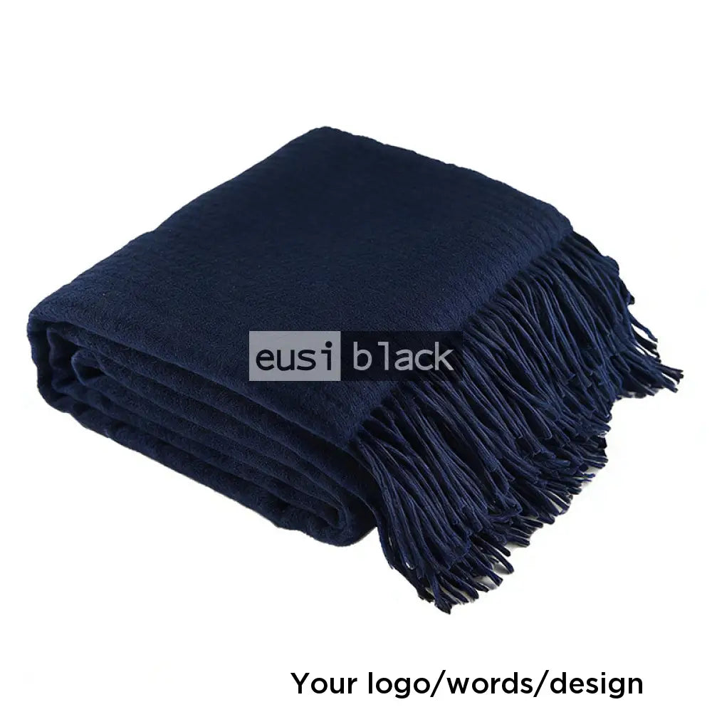 Woolen scarf - Black