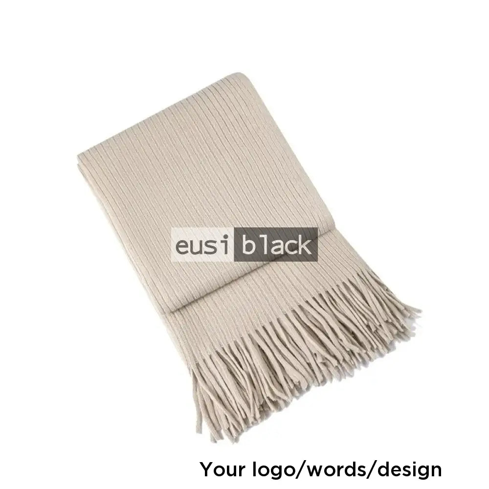 Woolen scarf Cream