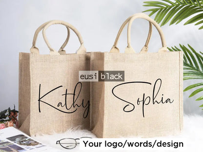 Tote jute bag