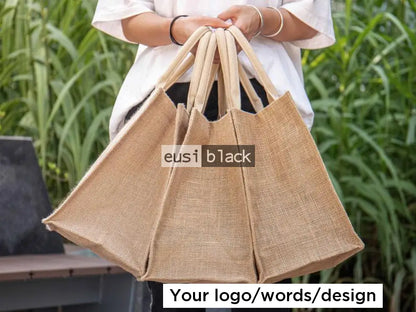Tote jute bag