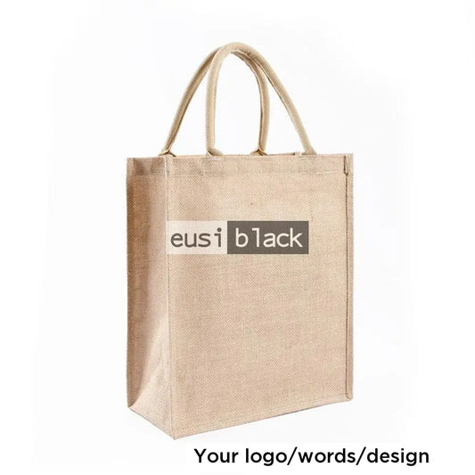 Tote jute bag A4 portrait